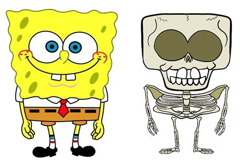 spongebob skeleton